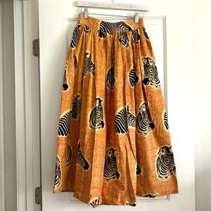 SIKA A-Line Midi Skirt